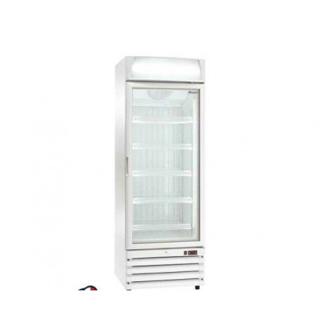 Espositore refrigerato congelatore ventilato per bibite con porte in vetro