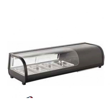 Espositore refrigerato da banco per sushi Temperatura 0/+12°C