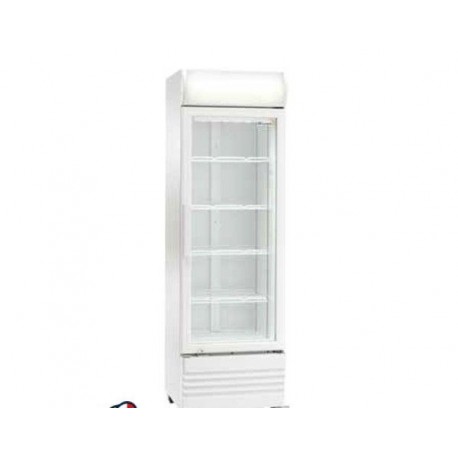 Espositore refrigerato ventilato per bibite con porta vetro +2/+8°C