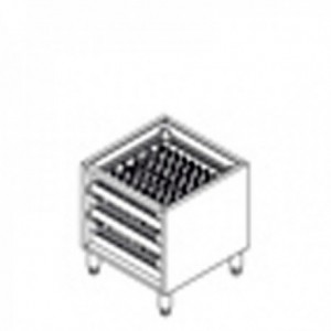 Mobile di supporto inox per...