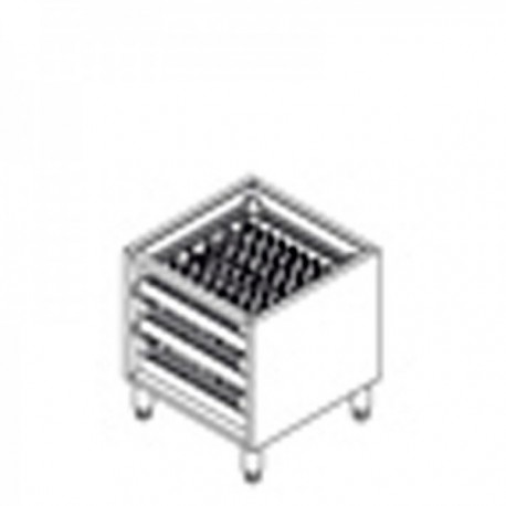 Mobile di supporto inox per lavastoviglie