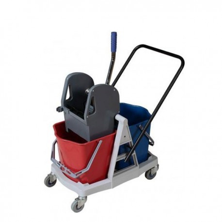 Carrello Pulizia - Doppio secchio con strizzatore