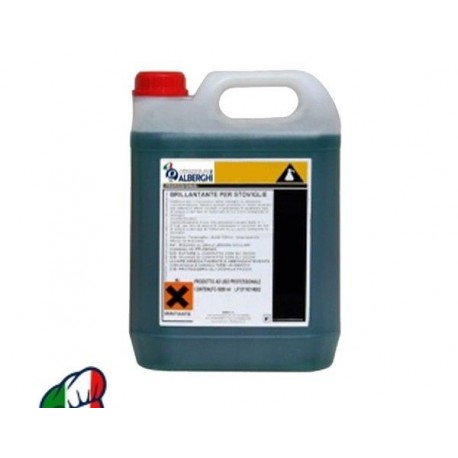 Detersivo Detergente Brillantante per lavastoviglie - Taniche da 5 Kg.  • € 2,08 al Kg. •
