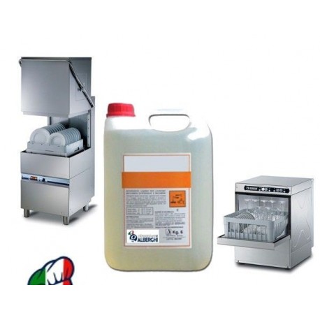 Detersivo Detergente superconcentrato per lavastoviglie - Taniche da 5 Kg.  • € 2.98 al Kg. •