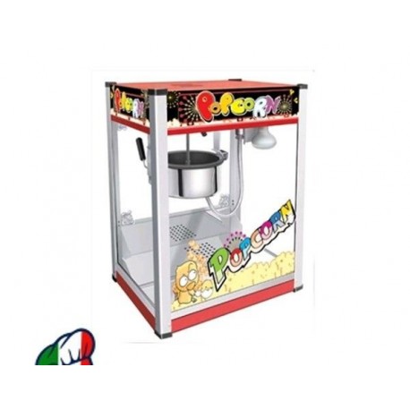 Macchina per Pop Corn N. 1 pentola - Capacità di carico: 110 gr di mais
