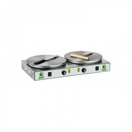 Crepiera elettrica doppia ø cm. 35/40
