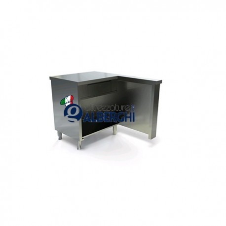 Elemento cassa a  L  SELF SERVICE