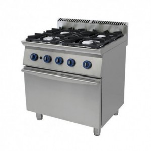 Cucina a gas 4 fuochi su...