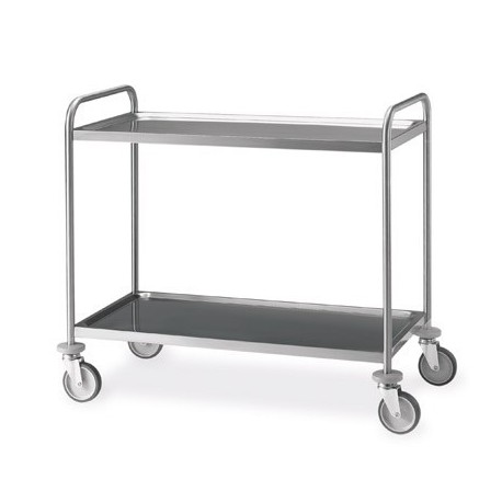 CARRELLO DI SERVIZIO IN ACCIAIO -  DA 120 A 500 KG