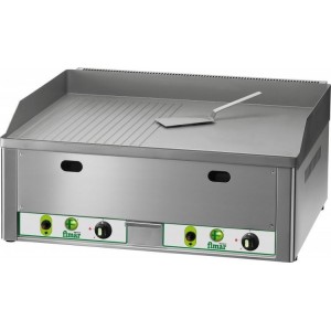 Fry top a gas con piastra...