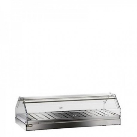 Vetrina espositiva neutra ad 1 piano cm. 85x35x22H.