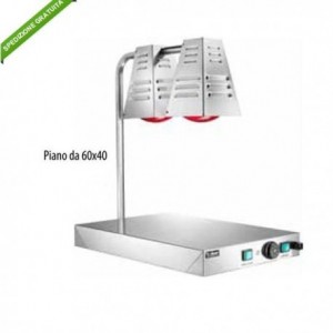 Piano caldo inox con 2...
