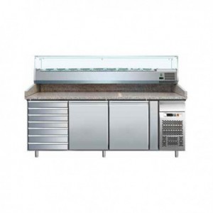Banco pizza refrigerato con...