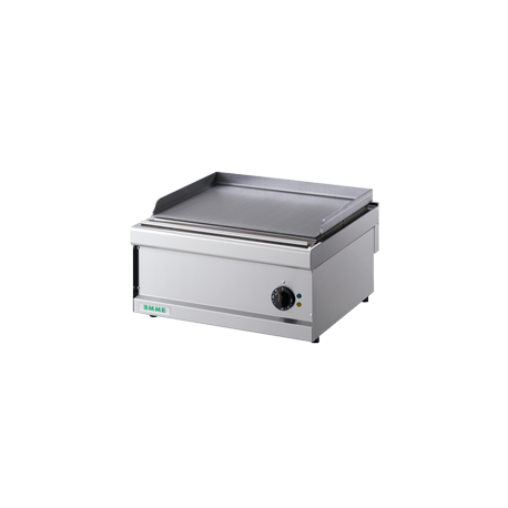Fry top con piastra liscia elettrica - Dim.cm. 60x60