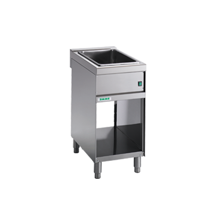 Scaldapatate elettrico su vano a giorno. Cm. 40x70x90H.