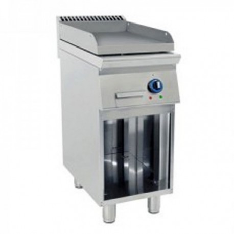 Fry Top a gas su vano a giorno. 40x70x90H.