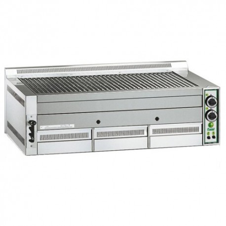 Griglia pietra lavica a gas metano (kit GPL incluso) - Dim.cm. 115x80x38H.