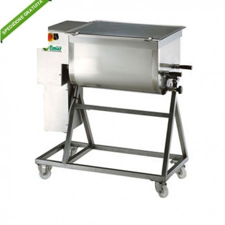 Impastatrice per carne - Trifase - Impasto 75 Kg.