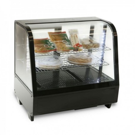 Espositore Vetrina refrigerata da banco con vetro curvo Lt.100
