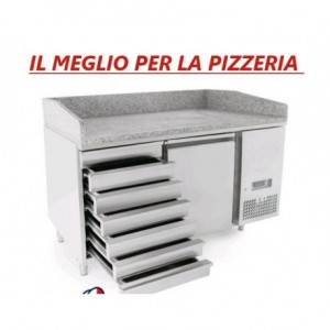 Banco pizza 1 porta acciaio...