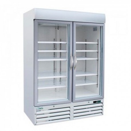 Armadio refrigerato con doppia porta a vetro - 1000 Lt.  •  Temp. +2°/+8°C. Pasticceria