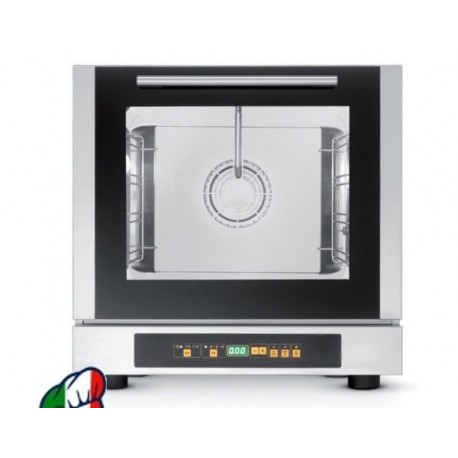 FORNO ELETTRICO DIGITALE A CONVEZIONE CON VAPORE - 4 teglie GN 2/3 Gastronomia