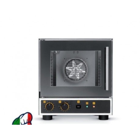 FORNO ELETTRICO VENTILATO A CONVEZIONE CON UMIDIFICAZIONE - 4 teglie GN 1/2 Gastronomia