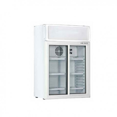 Armadio Frigo vetrina a colonna 85  Lt. (porte scorrevoli) refrigerato