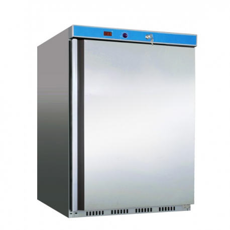 Armadio frigo refrigerato CONGELATORE 200 Lt. con struttura esterna in acciaio inox. Temp. -18°/-22°C