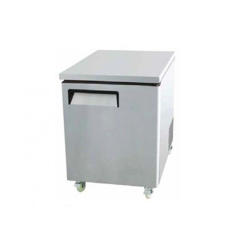 Tavolo Frigo Refrigerato 1 porta acciaio inox Temperatura +2°/+8°C dim.cm 69.8x76.2x92.7