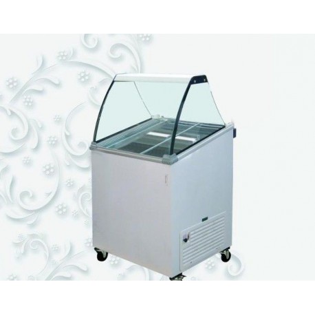 Vetrina Banco Frigo gelato 3 vaschette - Temp. -12°/-22°C