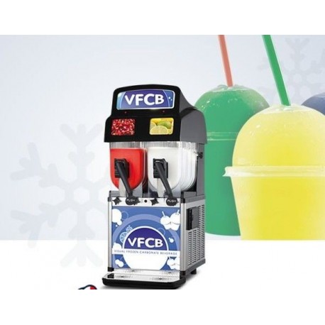Granitore VFCB – Visual Frozen Carbonated Beverage - erogatore di granita sorbetto creme fredde 2 vasche 10+10 lt