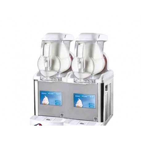 Erogatore di gelato soft serve frozen yogurt creme fredde sorbetto Granita GT-Touch 2 vasche 5+5 lt