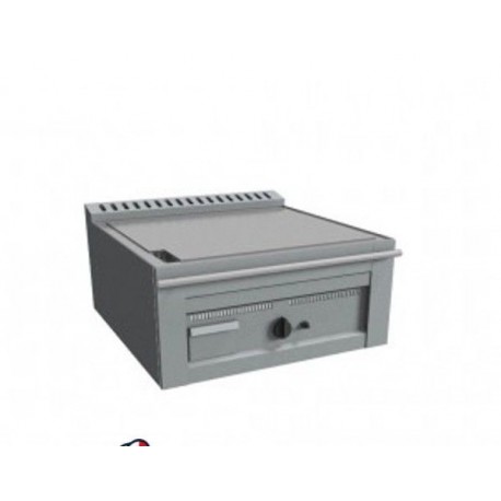 Teppanyaki cucina piastra a gas per cottura giapponese da banco - 1 zona cottura 600/700/800/900x720x390h