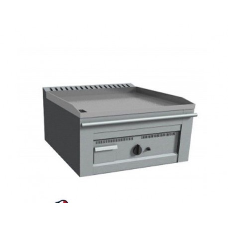 Teppanyaki cucina piastra a gas per cottura giapponese su vano a giorno - 1 zona cottura 600-700-800-900x720x390h