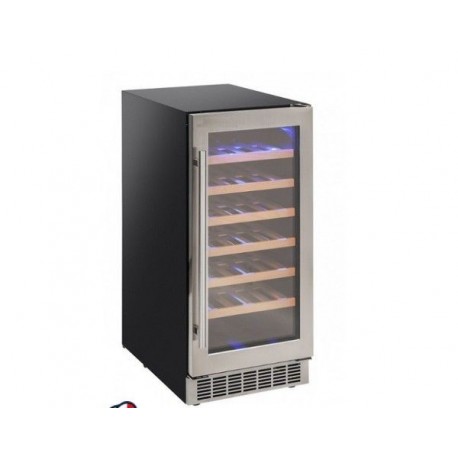Vetrina refrigerata - Cantina vino da incasso capacità 6, 12, 34 bottiglie, temperatura +5/+18°C, Dimensioni 380x602x726h