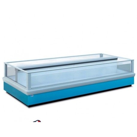 Banco congelatore per gelati e surgelati Dim. cm 207.5x167.8x89h Temp. -18/-22°C