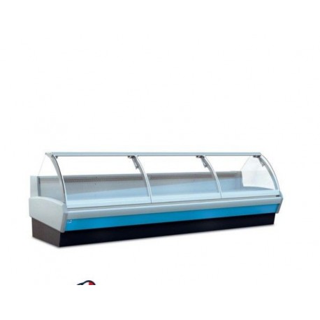 Espositore refrigerato per supermercato per prodotti refrigerati Dim. cm 135x127x122h Temp. +0/+4 °C