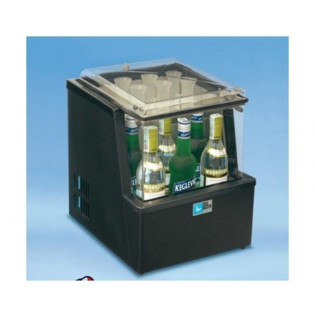 Espositore e conservatore di bevande drink 35.5x40x40h cm Temp -25°C