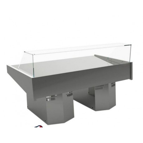 Vetrina banco espositore refrigerato orizzontale - Temp. -15/-20°C - Profondità 113.4 cm Altezza 116.3 cm