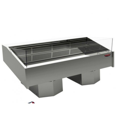 Vetrina banco espositore refrigerato orizzontale Self Service - Temp. -15/-20°C - Profondità 113.4 cm Altezza 116.3