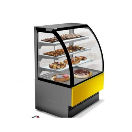 Vetrina espositore refrigerato orizzontale - Temp. +0/+2°C - Profondità 78.5 cm Altezza 140 cm