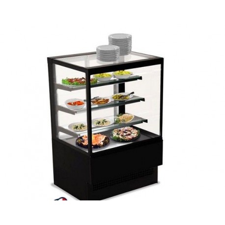 Vetrina espositore refrigerato orizzontale - Temp. +0/+2°C - Profondità 78.5 cm Altezza 140 cm