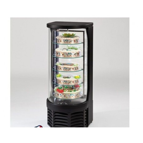 Piccolo espositore vetrina positiva verticale TECFRIGO Goloso Temp. +4/+10 °C Dim. 430x400x1090h mm