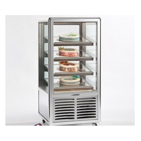 Espositore verticale pasticceria, gelateria, gastronomia TECFRIGO Kubo expo 300  temp. +2/+10°C Dim. 700x770x1470h mm