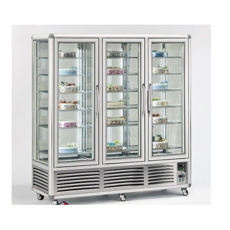 Espositore verticale pasticceria, gelateria, gastronomia TECFRIGO Snellè 1200GBT/G Dim. 1695x655x1810 mm Doppia Temperatura -5/-