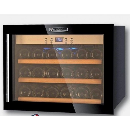 Vetrina refrigerata per vino cantina frigo TECFRIGO Sommelier 18 Temp. +5/+22 °C Dimensioni 590x596x455 mm