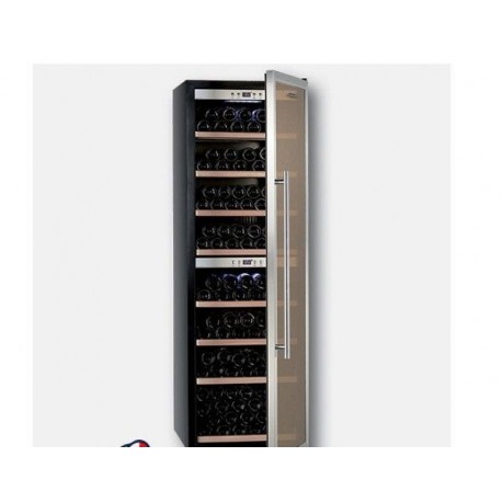 Vetrina refrigerata per vino cantina frigo TECFRIGO Sommelier 482 doppia Temp. +5/+12°C e +12/+22°C Dimensioni 569x680x1840 mm