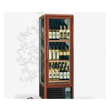 Vetrina refrigerata per vino cantina frigo TECFRIGO Enotech 340 Temp. +5/+18°C Dimensioni 569x680x1840 mm