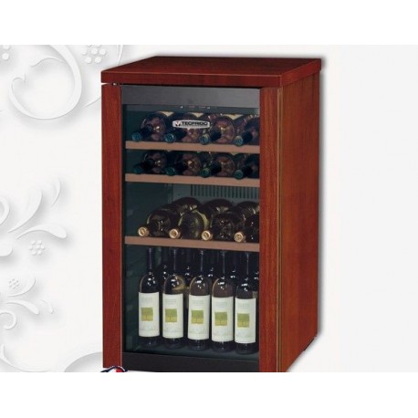 Vetrina refrigerata per vino cantina frigo TECFRIGO Eurowine 110 Temp. +2/+10 °C Dimensioni 560x622x900 mm